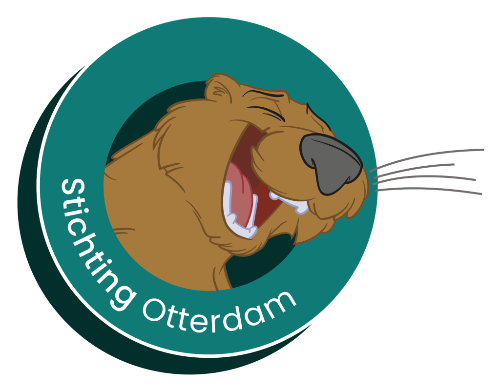 Stichting Otterdam logo, showing "Rotter the Otter" in a circle with "Stichting Otterdam" beneath.