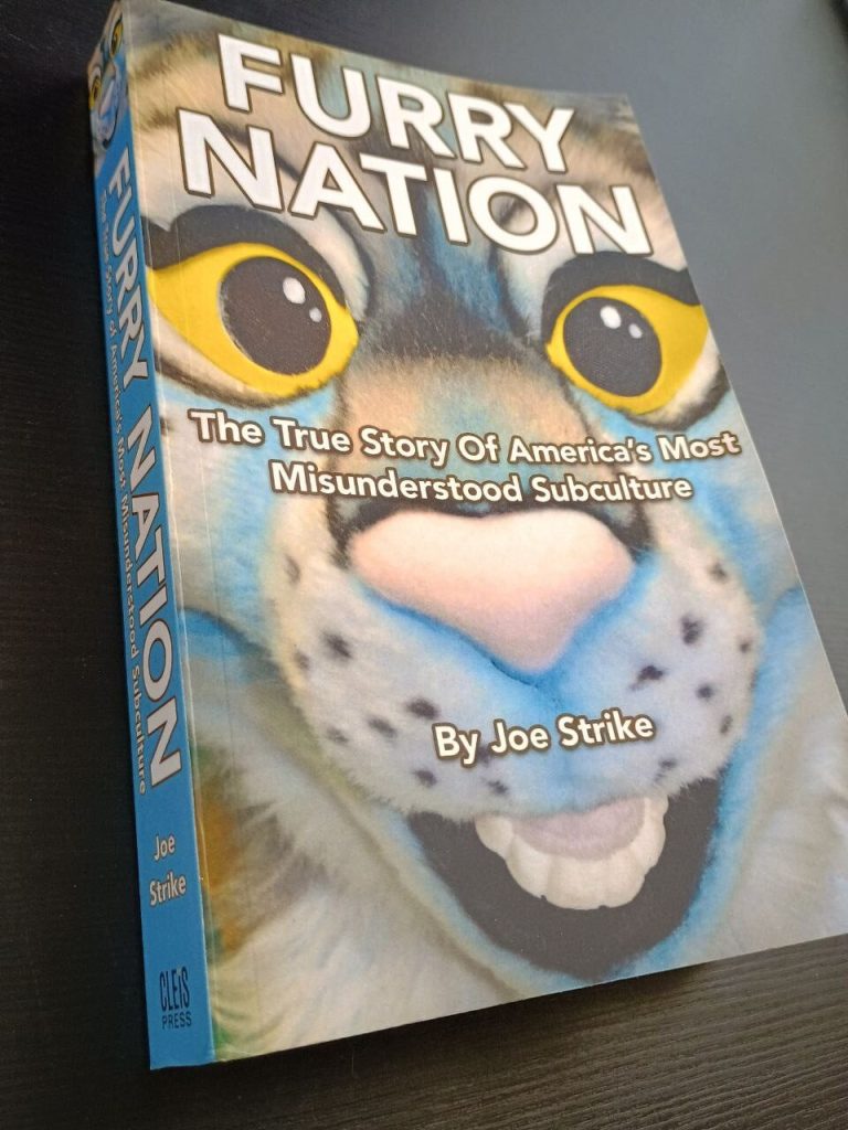 Photo of Joe Strike's book, "Furry Nation"