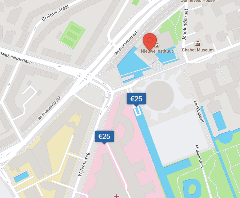 NI parking map from Parkopedia